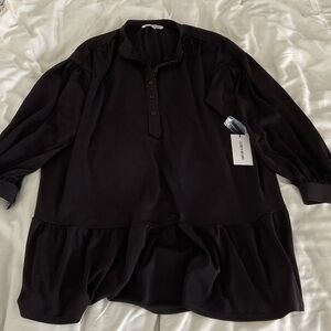 Elizabeth and James Women’s Black Longsleeve Minidress Size S
